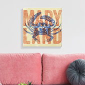 Maryland Crab Canvas Kunst (Insitu (Woonkamer))