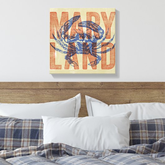 Maryland Crab Canvas Kunst (Insitu (Slaapkamer))