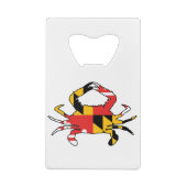 Maryland Crab Creditkaart Flessenopener (Achterkant)