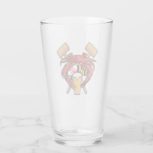 Maryland Crab Feast Crest Glas (Achterkant)