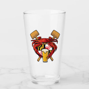 Maryland Crab Feast Crest Glas