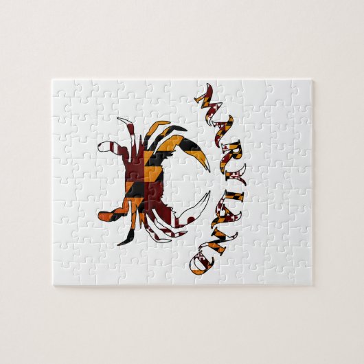 Maryland Crab Flag Legpuzzel (Horizontaal)
