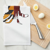 Maryland Crab Flag Theedoek (Quarter Fold)