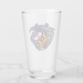 Maryland Crab Football Crest Glass Glas (Achterkant)
