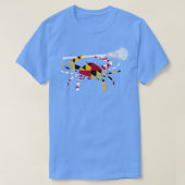 Maryland Crab Holding Lacrosse Stick Lacrosse Mary T-shirt (Design voorkant)