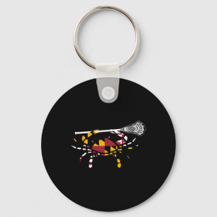 Maryland Crab Lacrosse Boys Stick Lax Sister Broth Sleutelhanger
