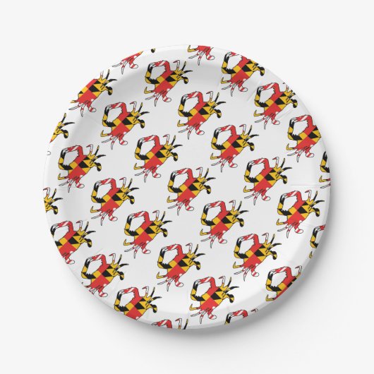 Maryland Crab Papieren Bordje (Voorkant)