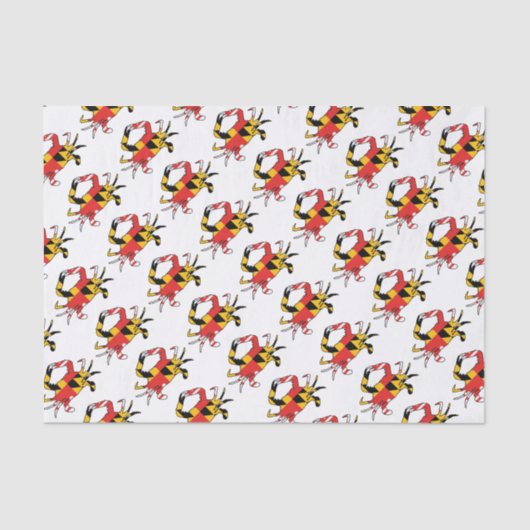 Maryland Crab Tissuepapier (Voorkant)