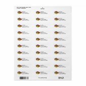 Maryland Crabcake Crab Cake Seafood Cakes Labels (Full Sheet)