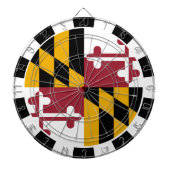 Maryland Dartboard USA & Maryland Flag/game board Dartbord (Voorkant)