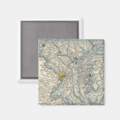 Maryland, DC en Delaware Magneet (Voorkant / Achterkant)