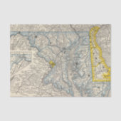 Maryland, DC en Delaware Tissuepapier (Voorkant)