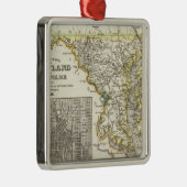 Maryland, Delaware Metalen Ornament (Rechts)