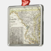 Maryland, Delaware Metalen Ornament (Links)