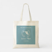 Maryland Destination Wedding Welcome Canvas tas (Achterkant)