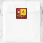 Maryland (DTOM) Vierkante Sticker (Tas)