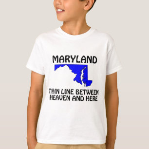 Maryland - Dunne lijn tussen hemel en hier T-shirt
