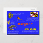 Maryland Facts Briefkaart (Voorkant / Achterkant)