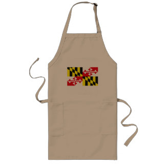 Maryland Flag Apron Lang Schort
