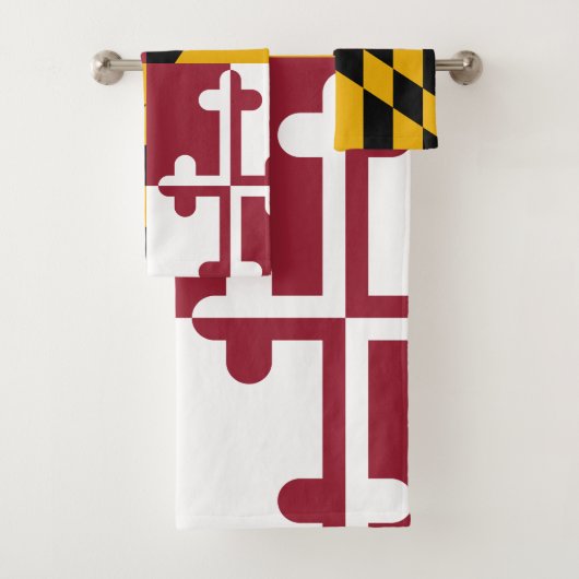 Maryland Flag Bad Handdoek (Insitu)