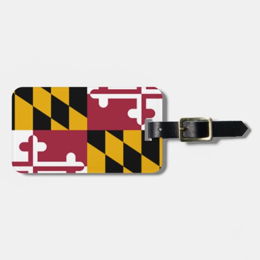 Maryland Flag Bagagelabel (Voorkant horizontaal)