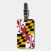 Maryland Flag Bagagelabel (Voorkant verticaal)