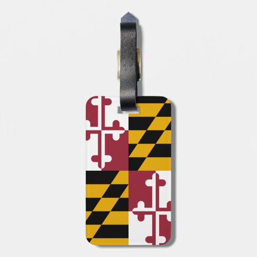 Maryland Flag Bagagelabel (Achterkant verticaal)