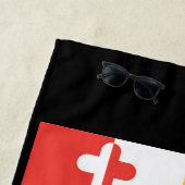 Maryland Flag Beach Towel Strandlaken (In situ)