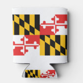 Maryland Flag Blikjeskoeler (Achterkant)