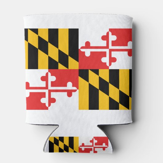 Maryland Flag Blikjeskoeler (Achterkant)