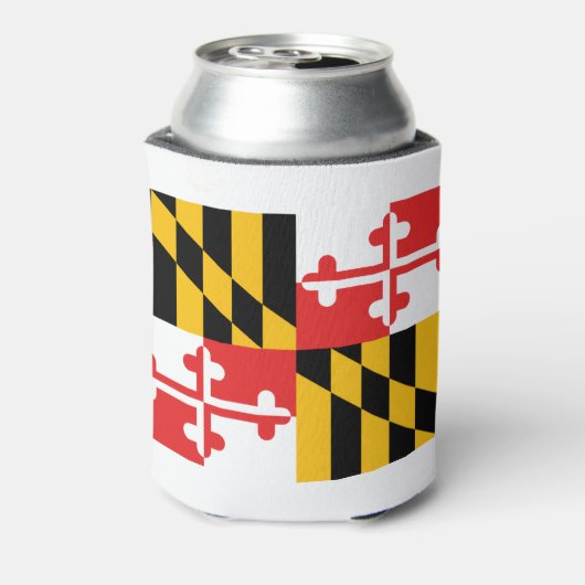 Maryland Flag Blikjeskoeler (Blikje Achterkant)