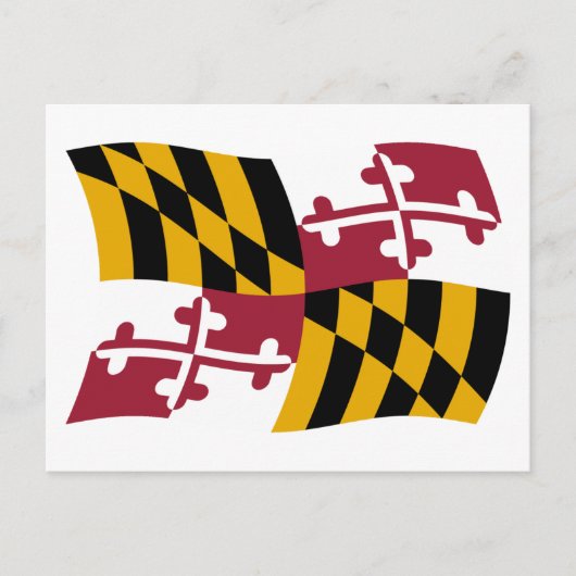 Maryland Flag Briefkaart (Voorkant)