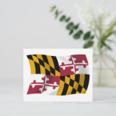 Maryland Flag Briefkaart (Staand voorkant)