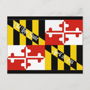 Maryland Flag Briefkaart