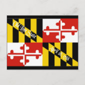 Maryland Flag Briefkaart (Voorkant)