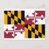 Maryland Flag Briefkaart (Voorkant)