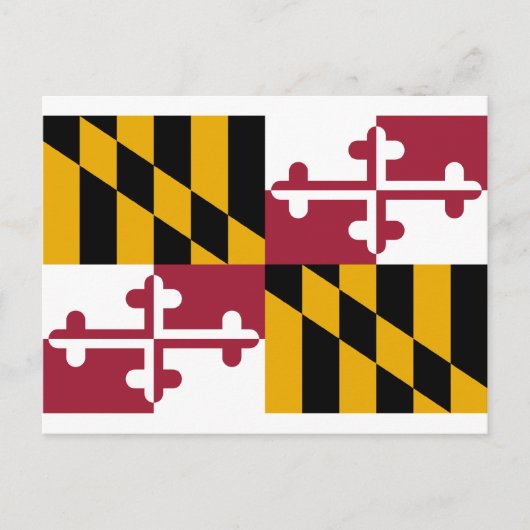 Maryland Flag Briefkaart (Voorkant)