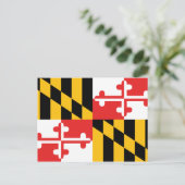 Maryland Flag Briefkaart (Staand voorkant)