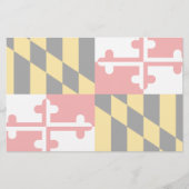 Maryland Flag Briefpapier (Voorkant)