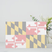 Maryland Flag Briefpapier (Staand voorkant)