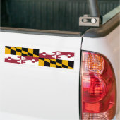 Maryland Flag Bumpersticker (Op Truck)