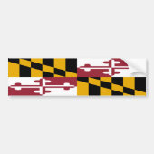 Maryland Flag Bumpersticker (Voorkant)