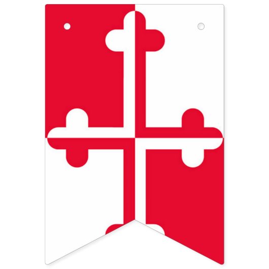Maryland Flag Bunting Banner - Pennant Banner (Tweede vlag)