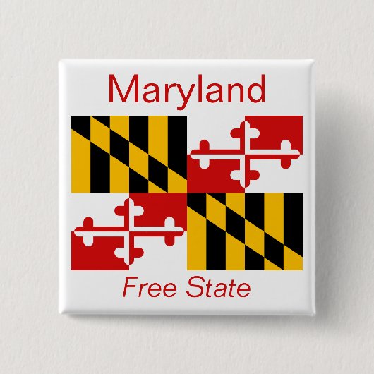 Maryland Flag Button (Voorkant)