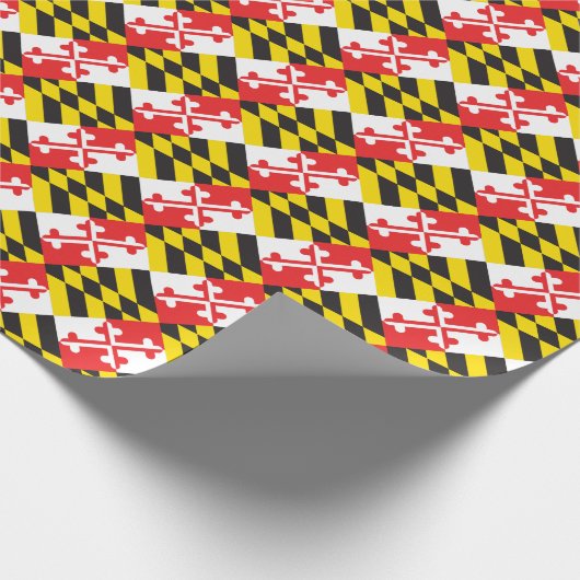 Maryland Flag Cadeaupapier (Hoek)