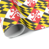 Maryland Flag Cadeaupapier (Rol Hoek)