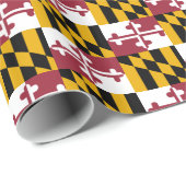 Maryland Flag Cadeaupapier (Rol Hoek)