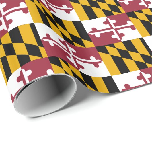 Maryland Flag Cadeaupapier (Rol Hoek)