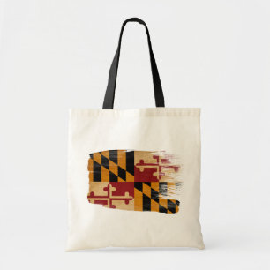 Maryland Flag Canvas tassen