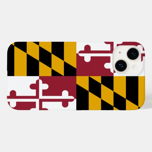 Maryland Flag Case Mate iPhone 14 Hoesje (Achterkant (horizontaal))